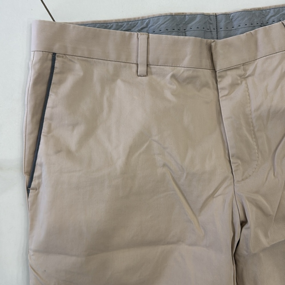 Hugo Boss Tan Straight Leg Chino Trousers/Slacks.  Sz 36/32 - Picture 4 of 11